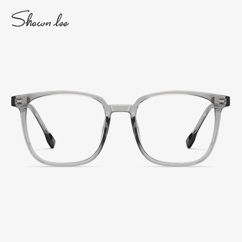 【0-600度免费配镜】Shawnlee时尚方框防蓝光镜超轻素颜护目近视镜