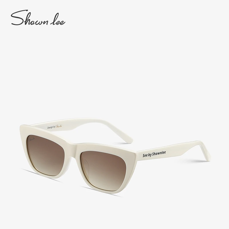 Shawnlee 时尚甜酷新款猫眼太阳镜潮夏季旅行防紫外线防晒墨镜女