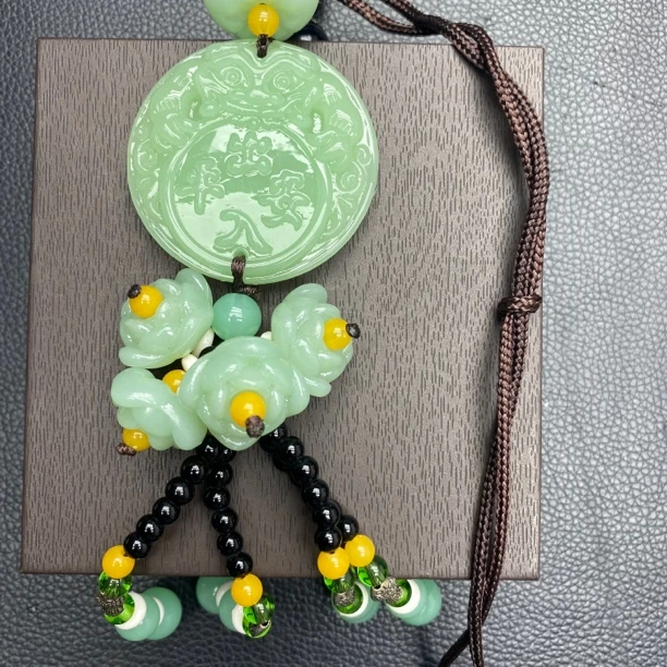 【镇店收藏 正品保障】887精品平安扣车挂欧若风