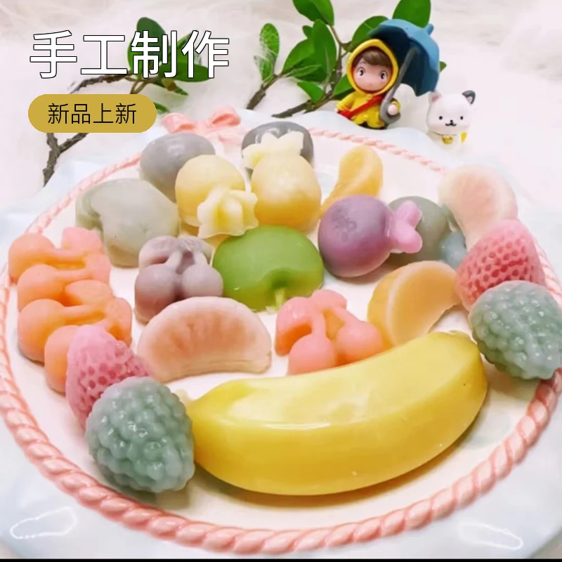 【店铺爆品来了】网红腊瓶糖纯手工DIY蜂蜡制品果酱夹心颜色随机