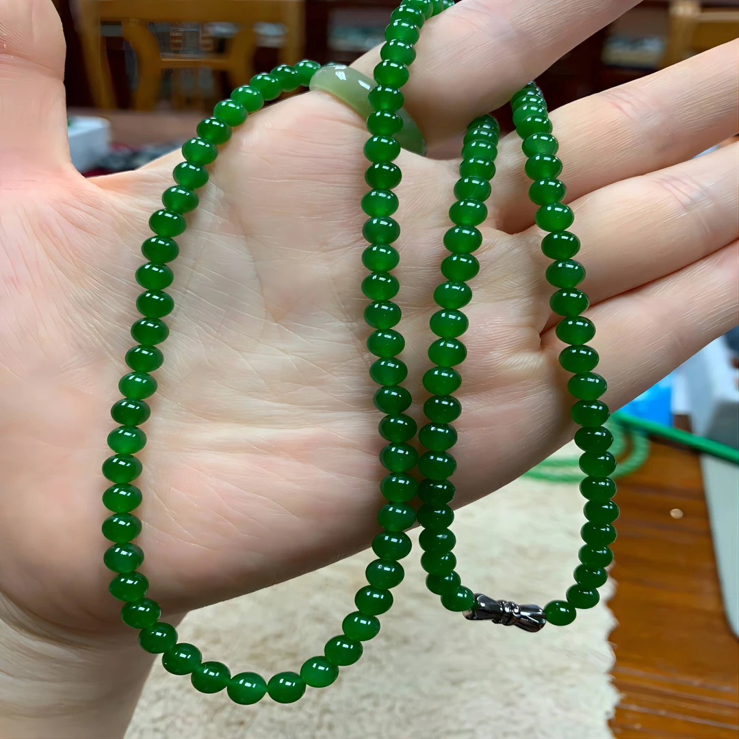 铜莫桑石吊坠 时尚绿色吊坠