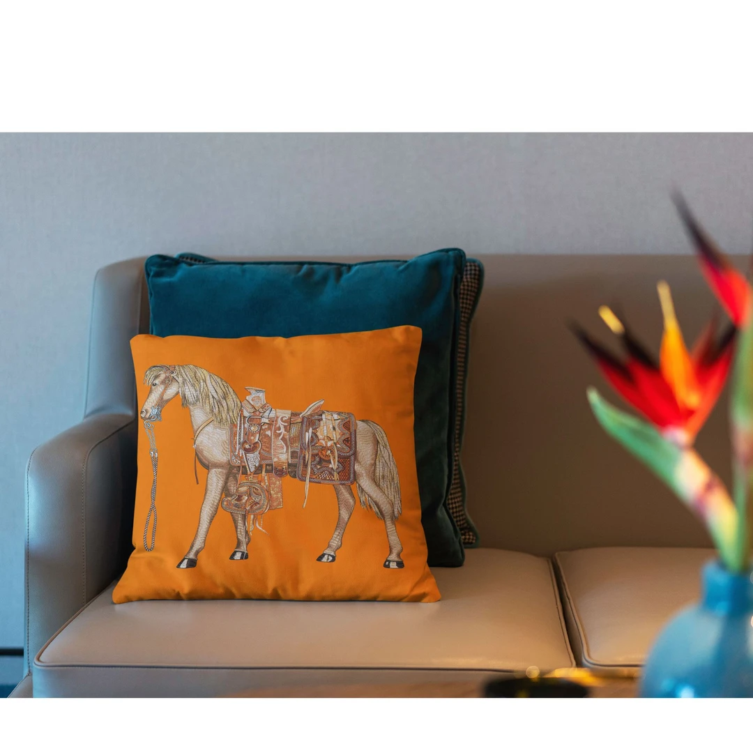 新中式 刺绣抱枕