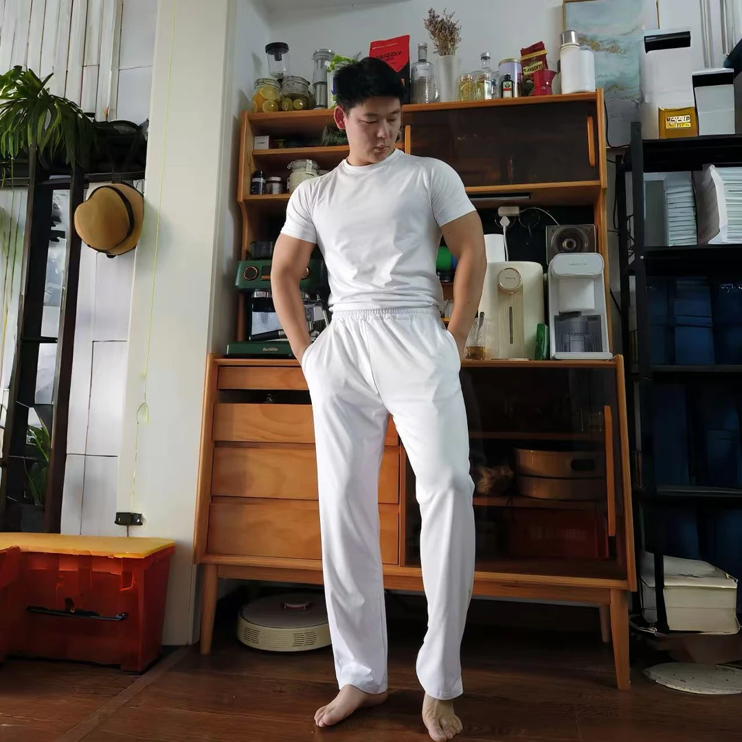 Aresdate(“Colour不练腿”视频同款卫裤)运动健身休闲高弹力长裤