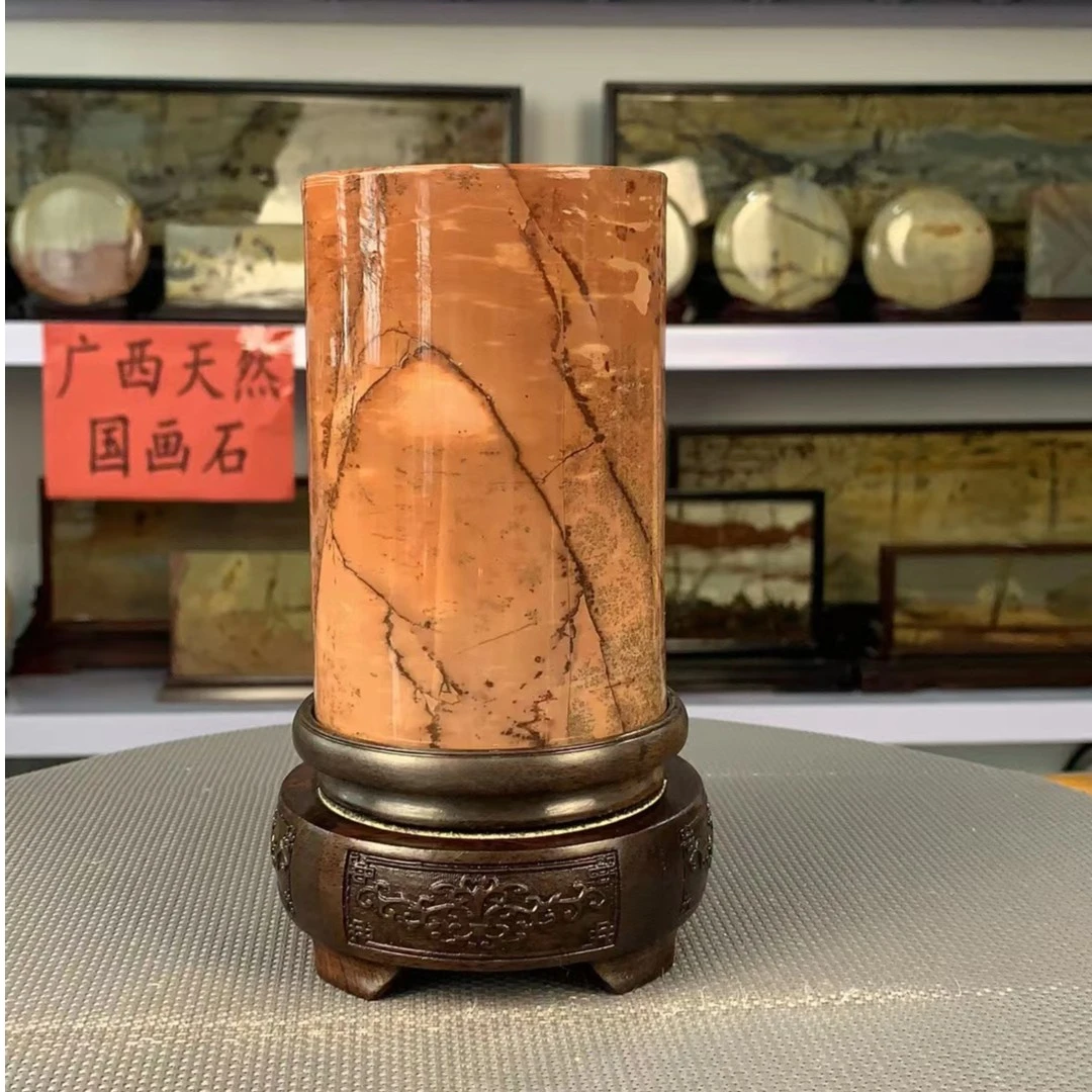 广西宇智国画石摆件