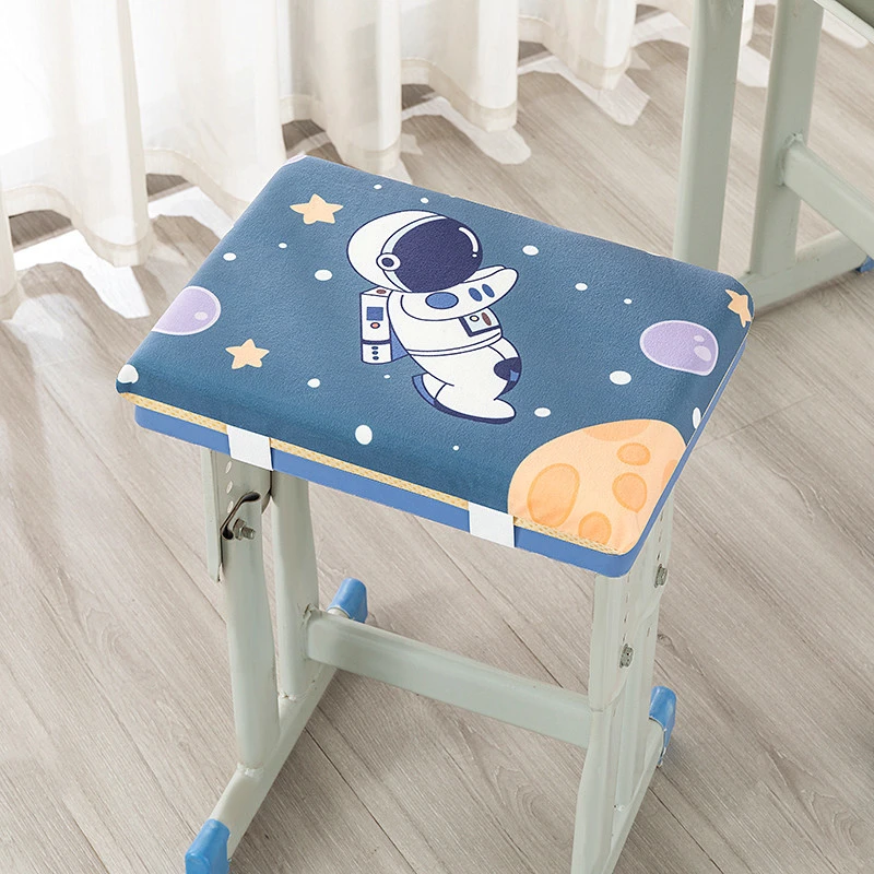 2024记忆棉加厚学生坐垫长方形卡通椅子屁股垫凳子教室儿童板凳my