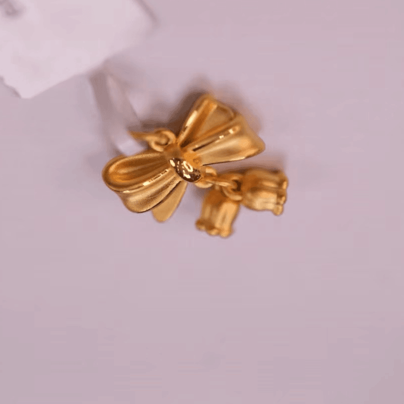 【卓尔珠宝】足金999在逃公主铃兰花吊坠 丨2.11丨