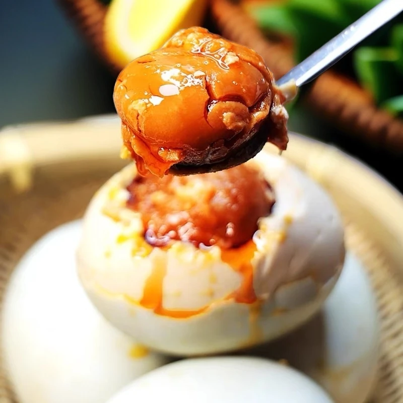 北海特产海鸭蛋红泥腌制翻流油咸蛋烤海鸭蛋20枚