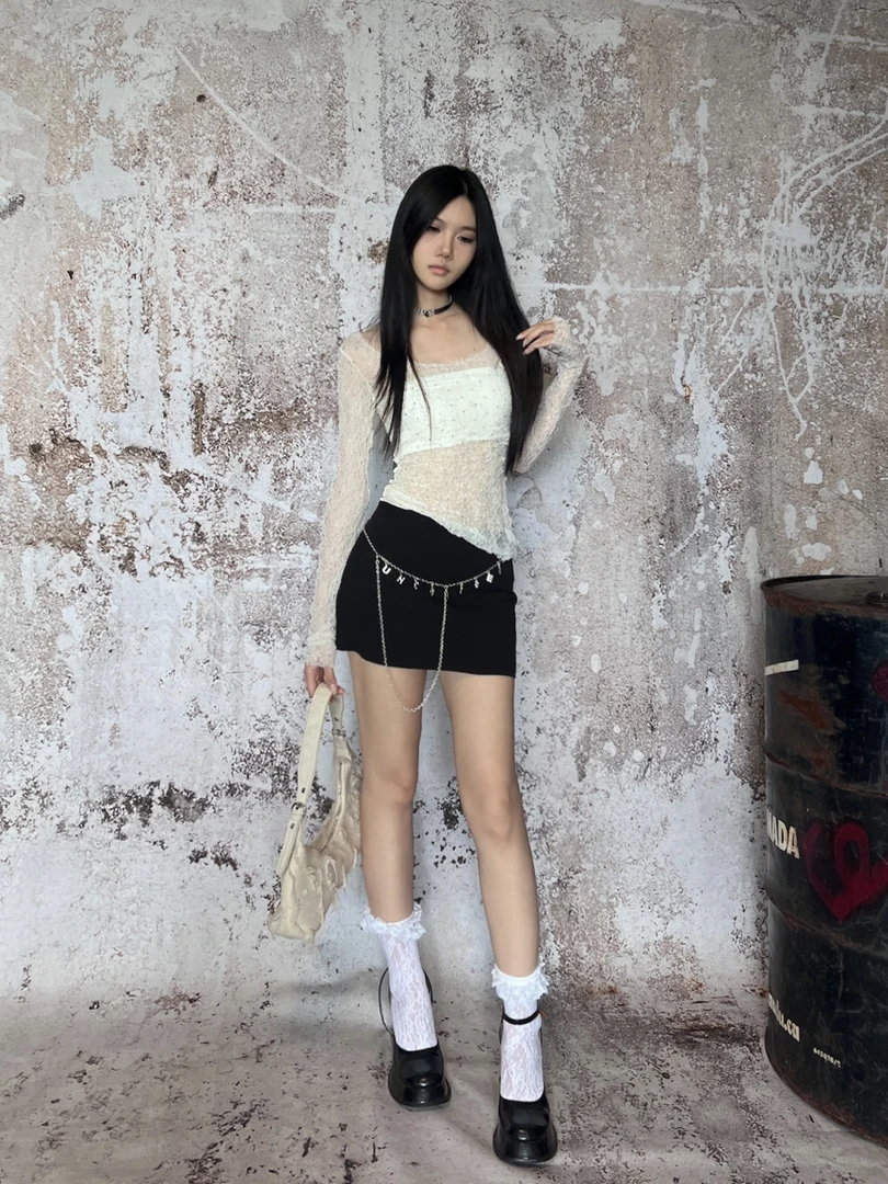 6NE 辣妹百搭显瘦上衣  青 仓 捡漏  备注编码  没备注随机