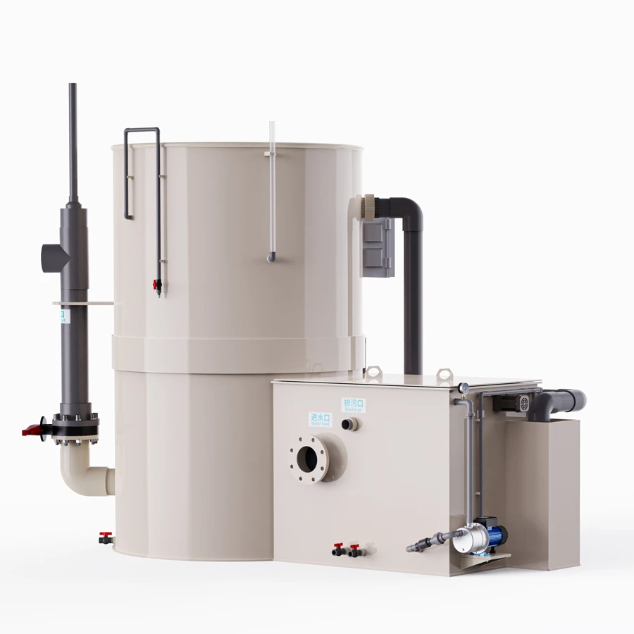 水产养殖过滤生化循环水高密度养殖鱼池功能转鼓微滤机过滤设备