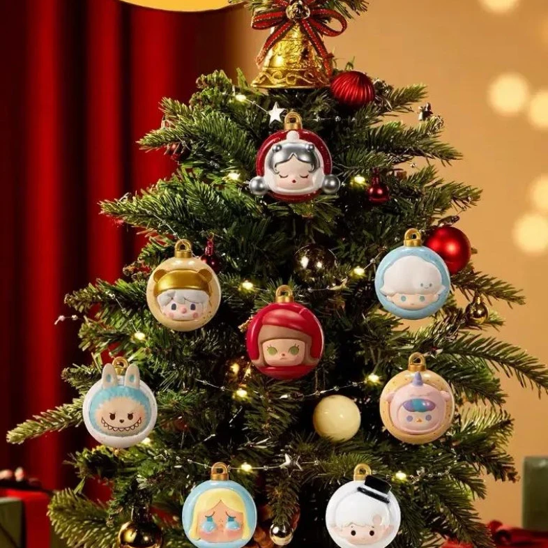 【拆盒】泡泡圣诞球萌粒盲袋潮玩盲盒