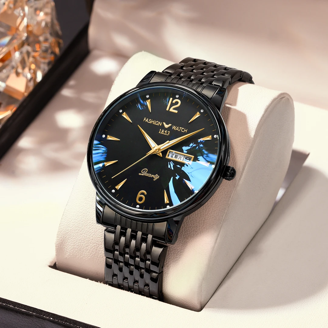 高端男士手表超薄机械表全自动防水夜光高级感石英表时尚男款腕表