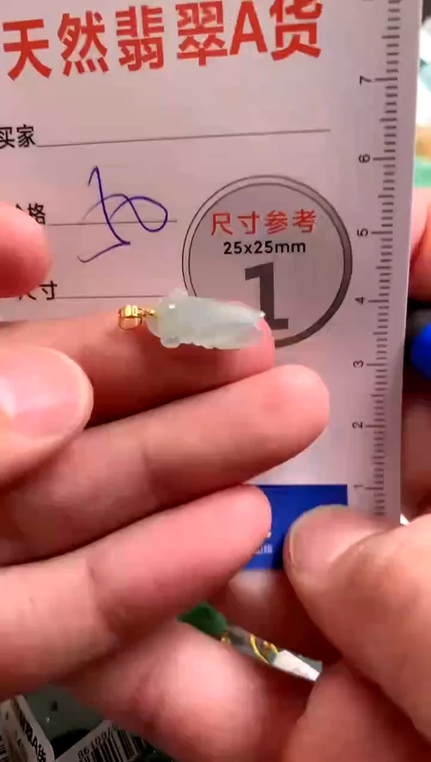 【闪购商品】翡翠颈饰18K金镶嵌14009386