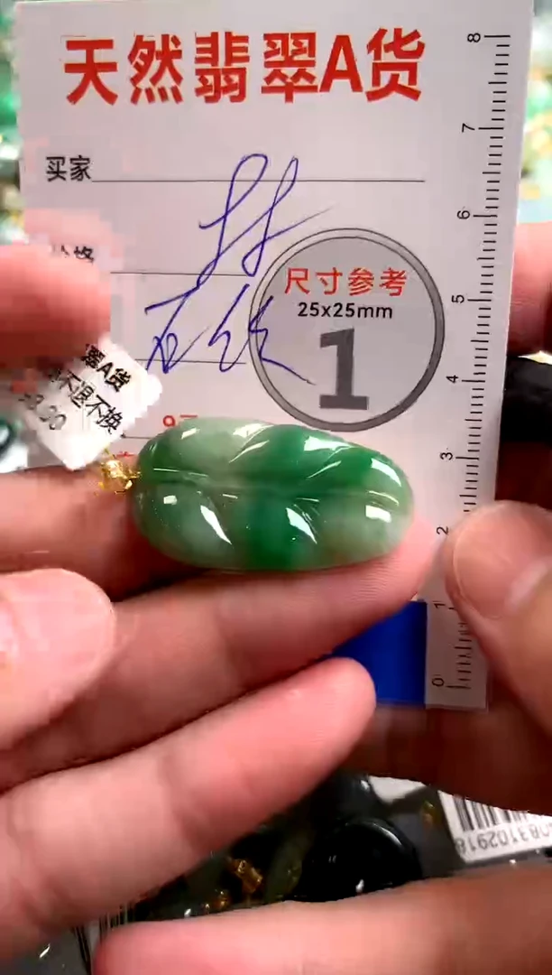 【闪购商品】翡翠颈饰18K金镶嵌14000034