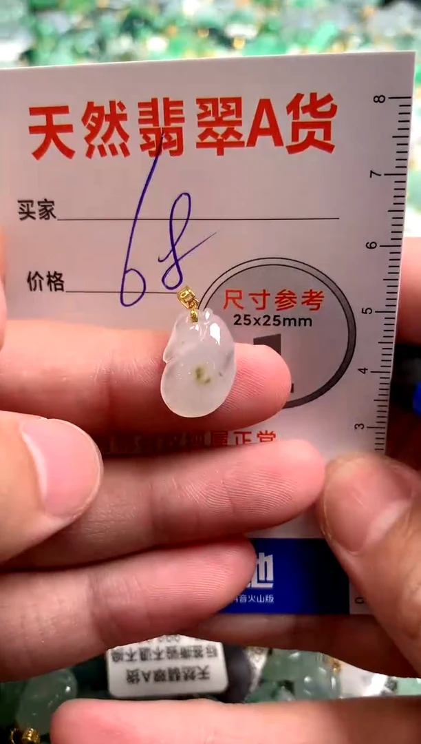 【闪购商品】翡翠颈饰18K金镶嵌13009412