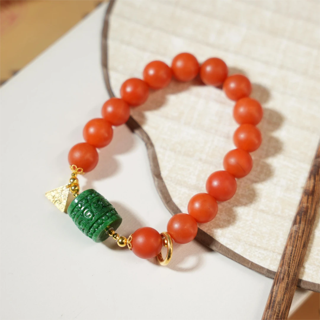 苏言-南红18K金手串