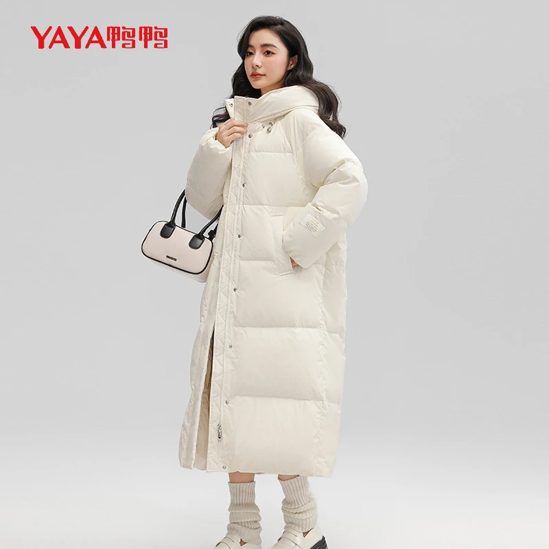 YAYA/鸭鸭御寒防风女士户外时尚加厚保暖气质羽绒服YE3B611141A