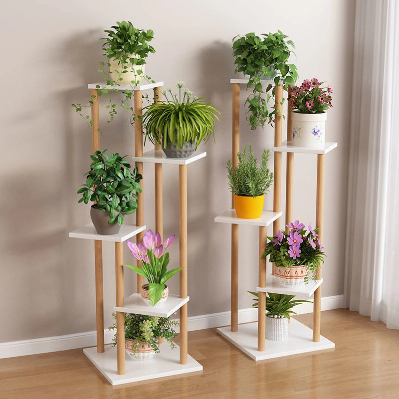 新疆包邮花架子室内家用落地式多层置物架ins简约现代轻奢阳台花