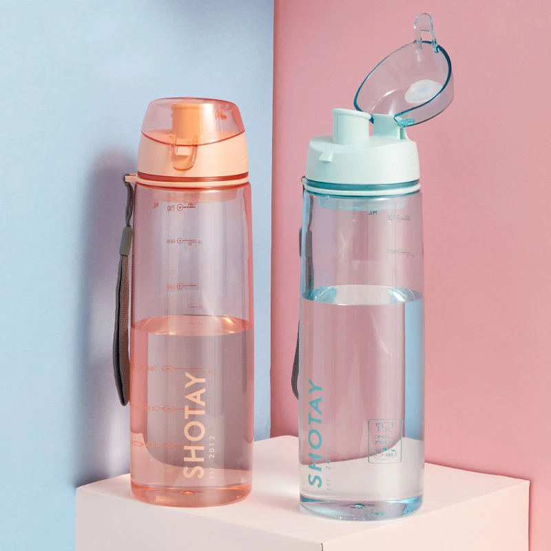 尚泰水杯防摔大容量塑料健身水杯创意运动随手杯太空杯学生便携