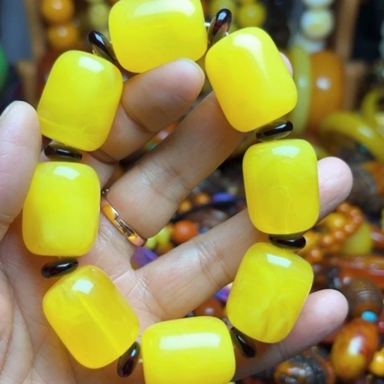 琥珀手链未镶嵌经典