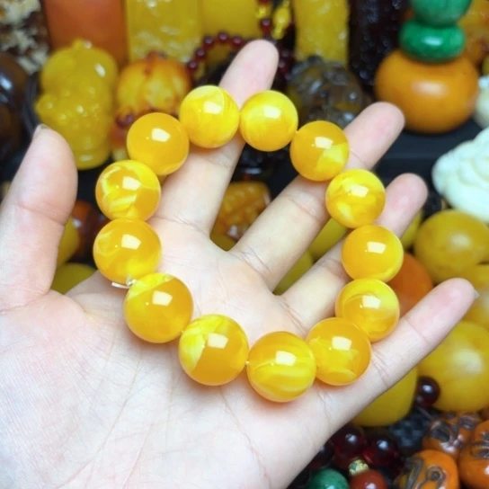琥珀手链未镶嵌经典