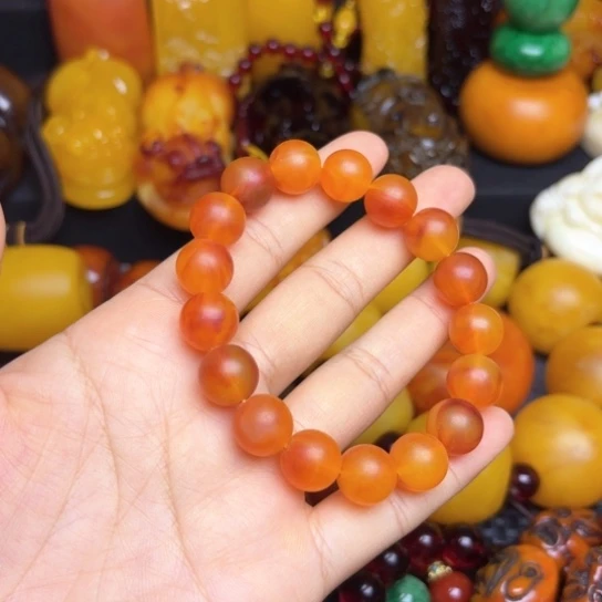 琥珀手链未镶嵌经典