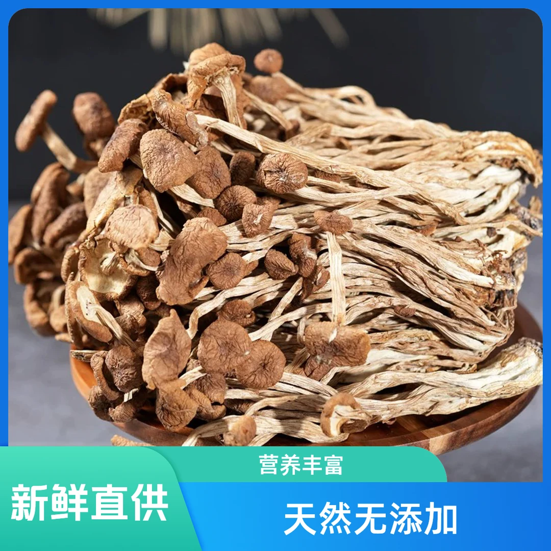 【茶树菇】农家自然晾晒不开伞茶树菇 煲汤佳品