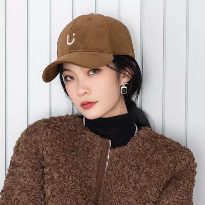 疯帽子 复古风鸭舌帽子女 高品质简约韩版潮人棒球帽字母潮 秋季