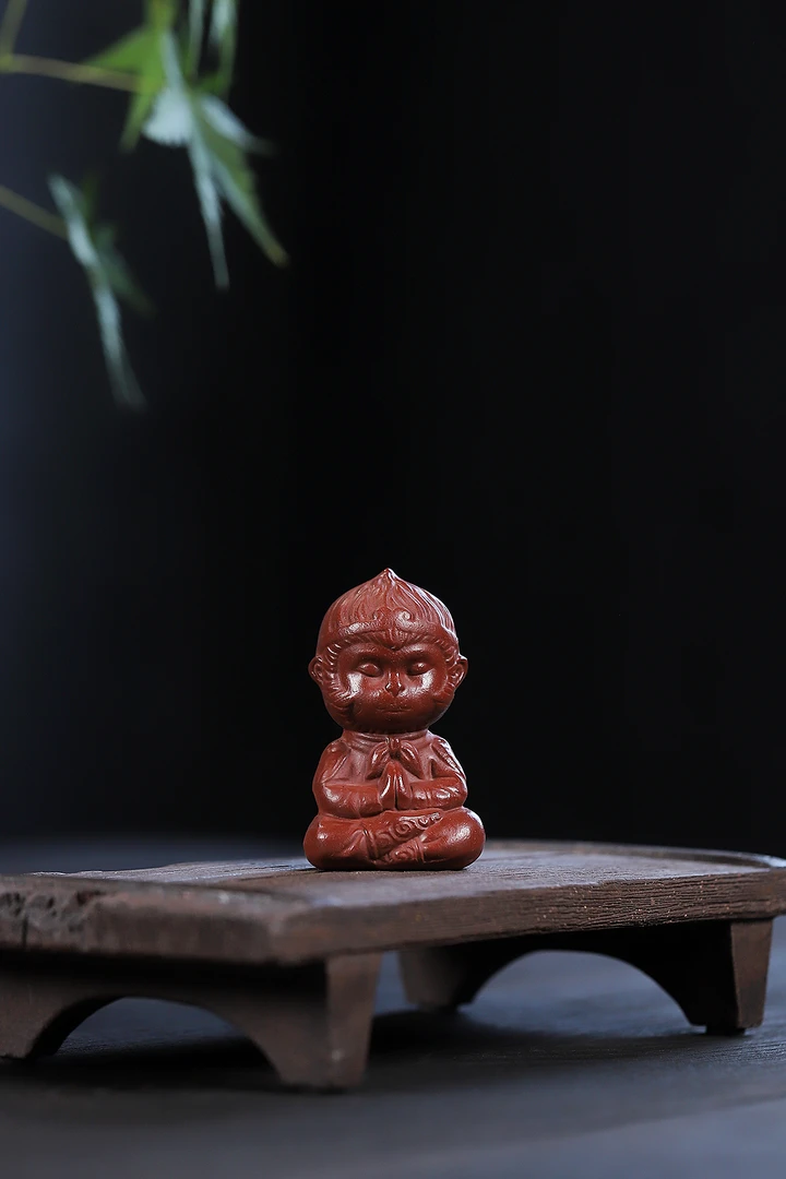 宜兴原矿紫砂茶宠  悟空