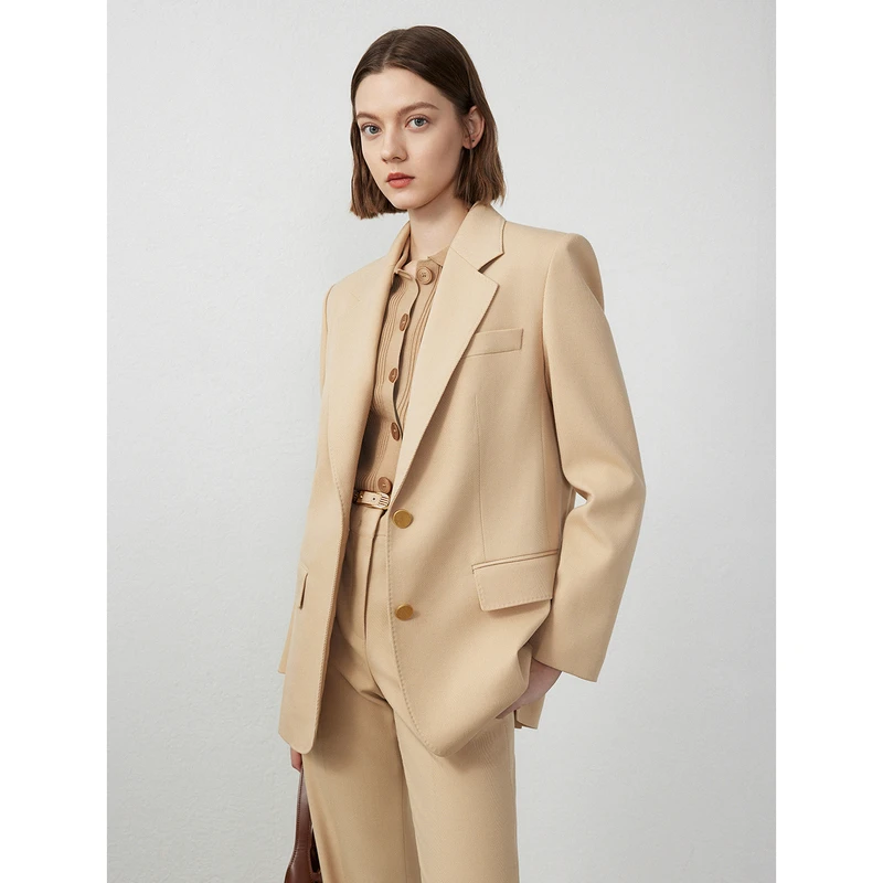 「欧若风」朗姿职业通勤西装上衣正装春夏新款修身西服外套气质