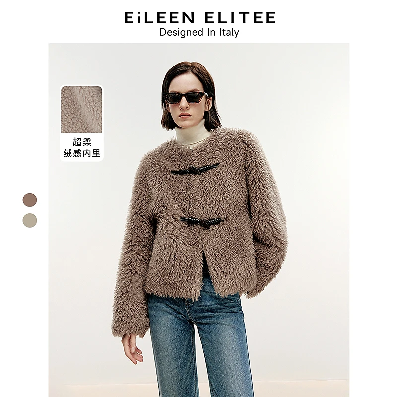 【小熊专属】朗姿欧洲EiLEENELITEE高级感复古加厚上衣冬季外