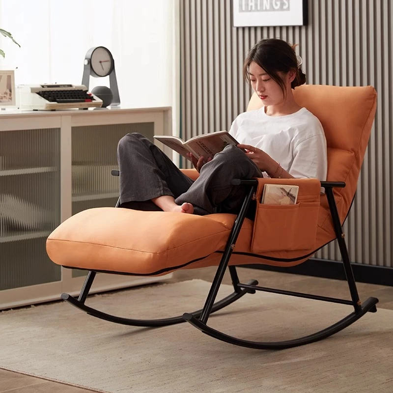家用休闲单人摇椅家用摇摇椅摇摇椅可睡阳台椅子客厅午休懒人沙发