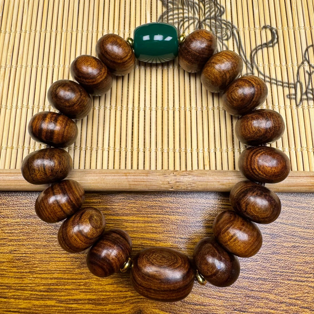 A08 1.5花梨木枣珠+配饰