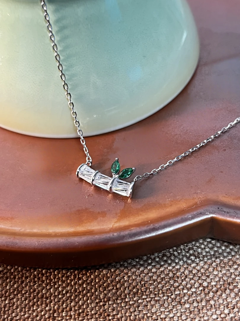 坠链均925银锆石 E1【节节高升】节节高升精致气质项链轻奢项链