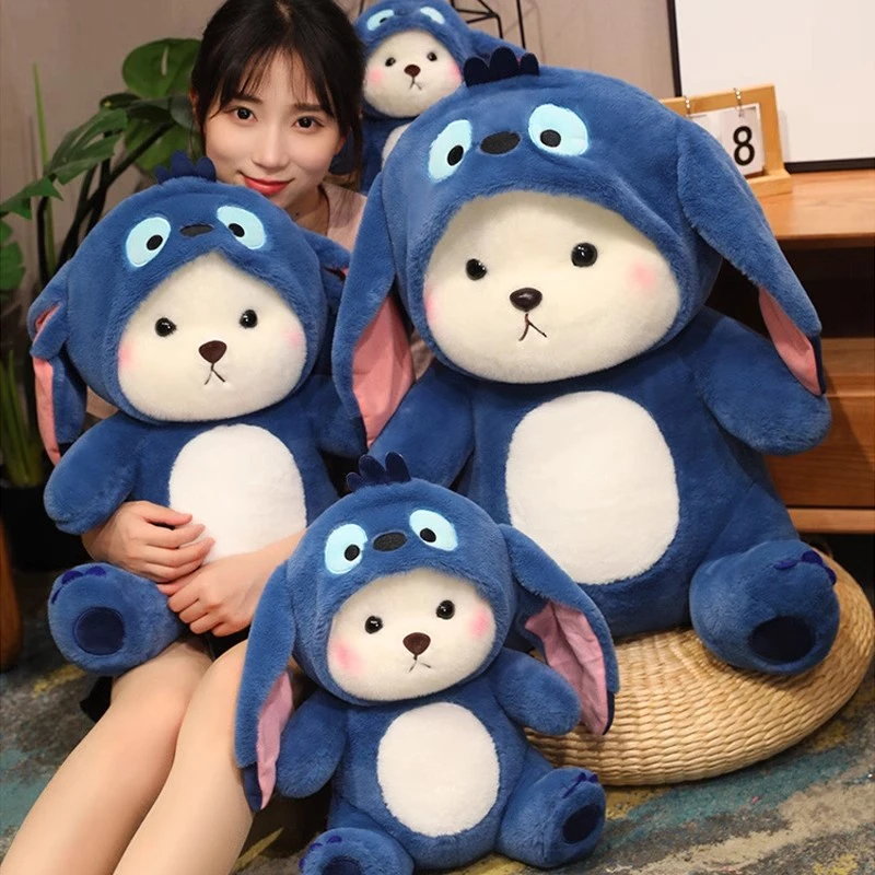 小熊战士公仔史迪仔玩偶送给女朋友女孩闺蜜男孩子的开学变身小熊