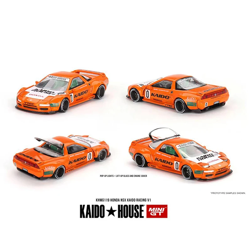 Kaido House+MINIGT 本田 Honda NSX 合金汽车模型 橙色 #KHMG119