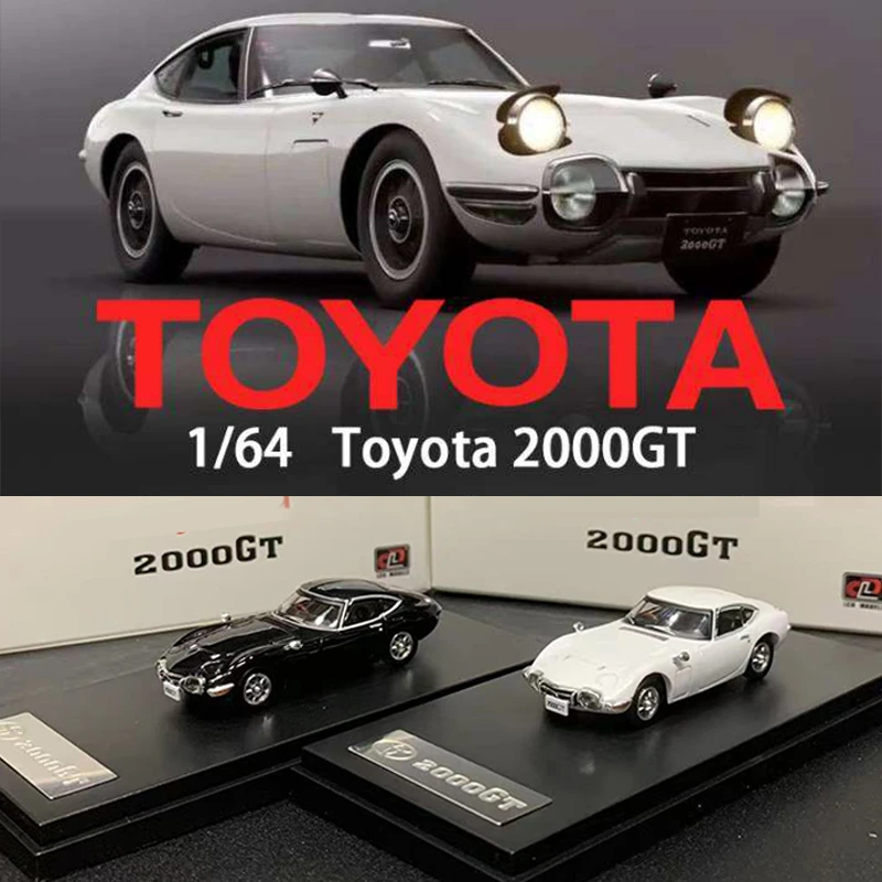 LCD 1:64 丰田 Toyota 2000GT 双门跑车仿真合金汽车模型收藏摆件