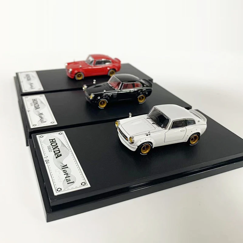 Mortal 1:64 本田 Honda S800 仿真合金汽车模型 收藏摆件