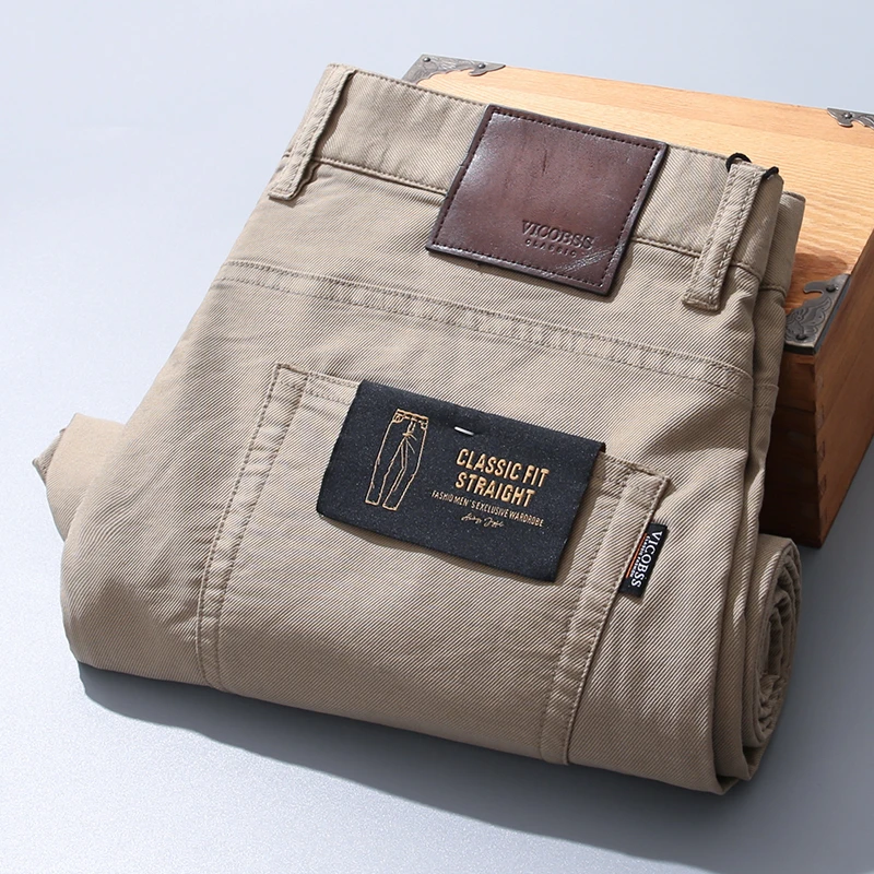 轻奢进口莫代尔棉休闲裤男夏季薄款时尚百搭男士直筒商务长裤抗皱