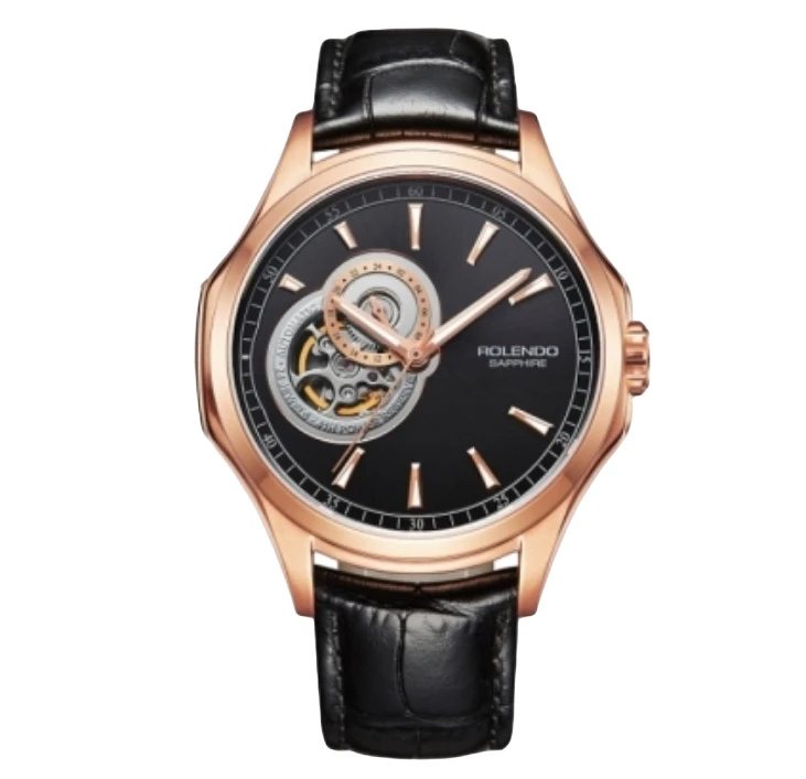 全新未使用 ROLENDO R/罗兰度 全自动机械机芯RG7031.RBB黑色