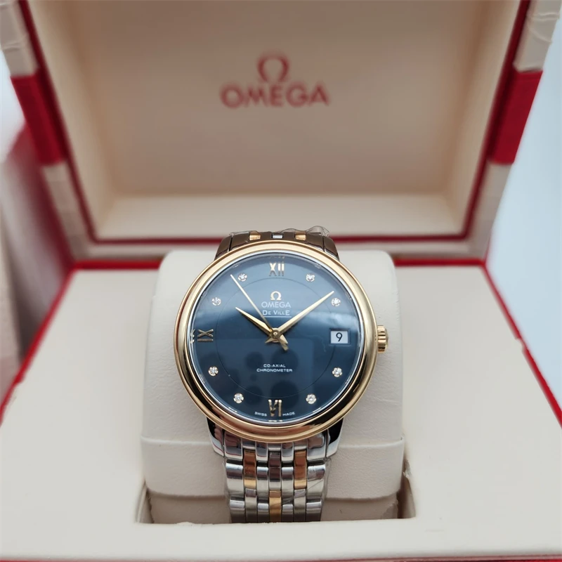 95新 Omega/欧米茄 欧米茄碟飞钻石刻度424.20.33.20.53.002女表