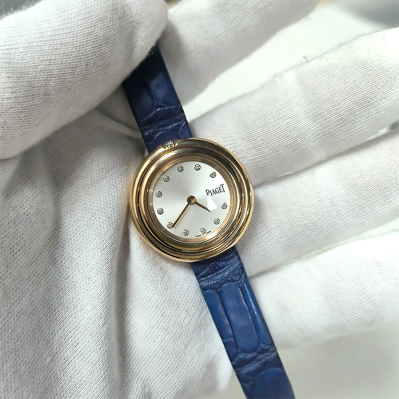 95新 Piaget/伯爵 伯爵时来运转系列玫瑰金钻石刻度奢华气质女表