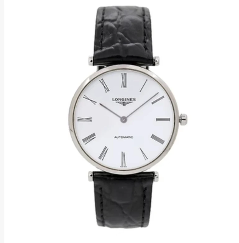 95新 Longines/浪琴 自动男表L4.908.4.11.2表径36公价14200