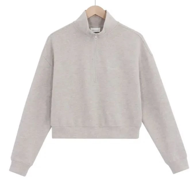 DAY PARK【即墨】美拉德半拉链短款女士毛衣风格显气质秋冬DPKSA26S