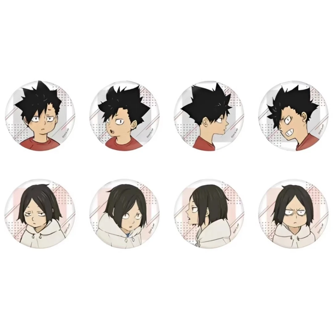 【鹿捌拆卡】 排球少年 黑研幼年吧唧徽章 日谷现货 默认代拆