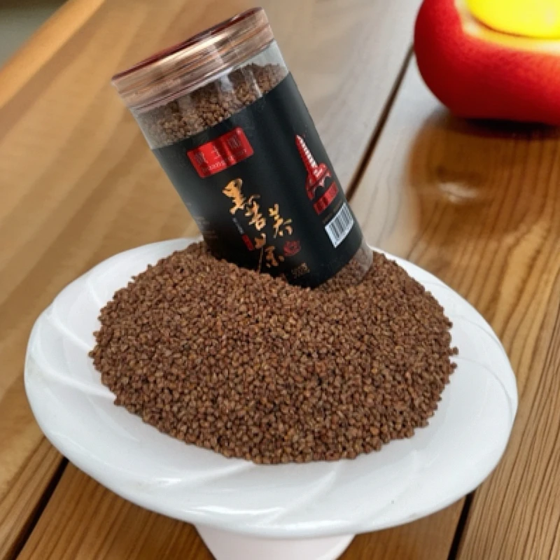 粮山原谷陕北黑苦荞茶