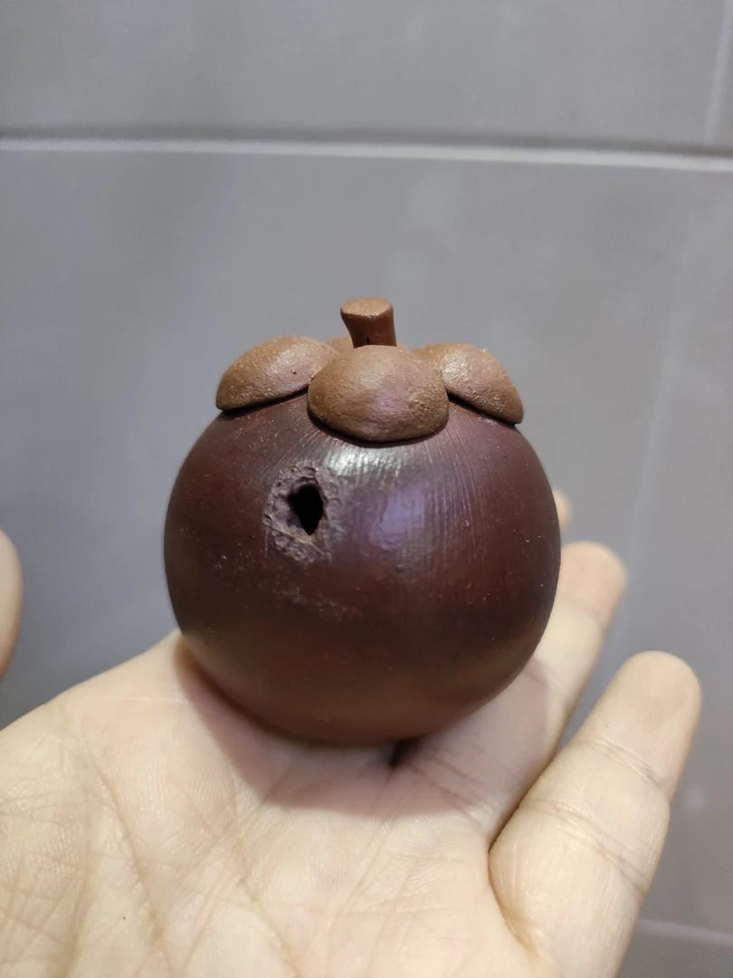 宜兴紫砂紫泥小山竹