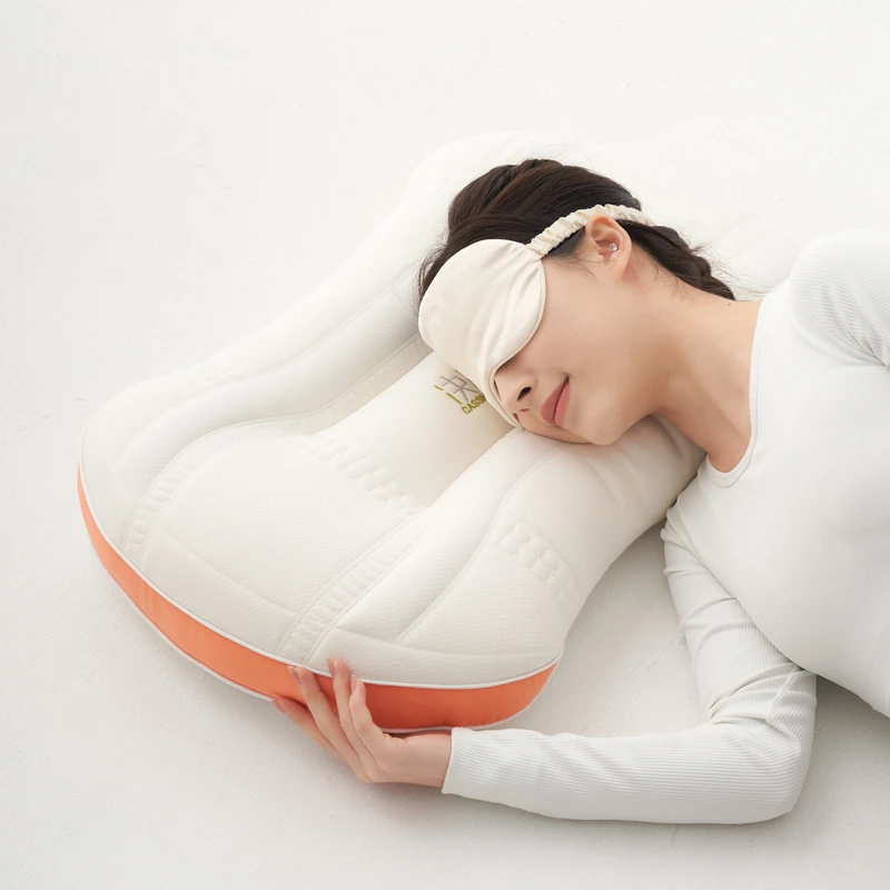 直播爆款决明子护颈助眠枕头芯家用舒适透气矫正颈椎枕头宿舍枕芯