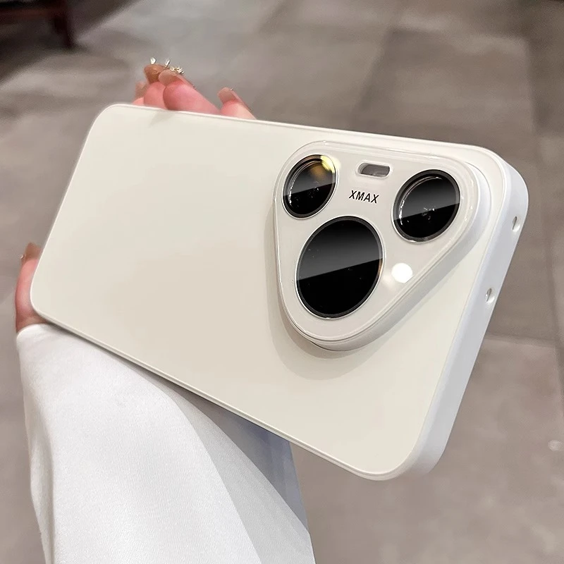 新款磨砂适用华为pura70Pro+手机壳轻奢p70镜头膜简约70ultra男女