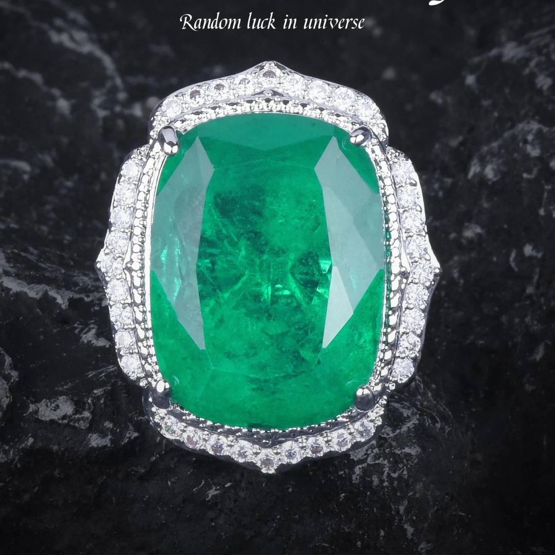 铜合金合成锆石戒指 ZR-2141戒指经典气质精致