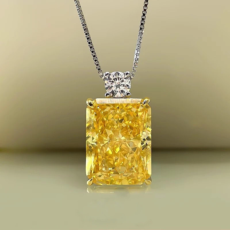 铜合金合成锆石项链 ZR-2122 项链气质坠链百搭